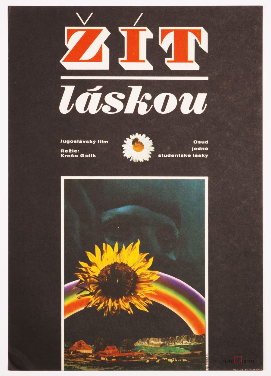 Collage poster, 1970s poster design