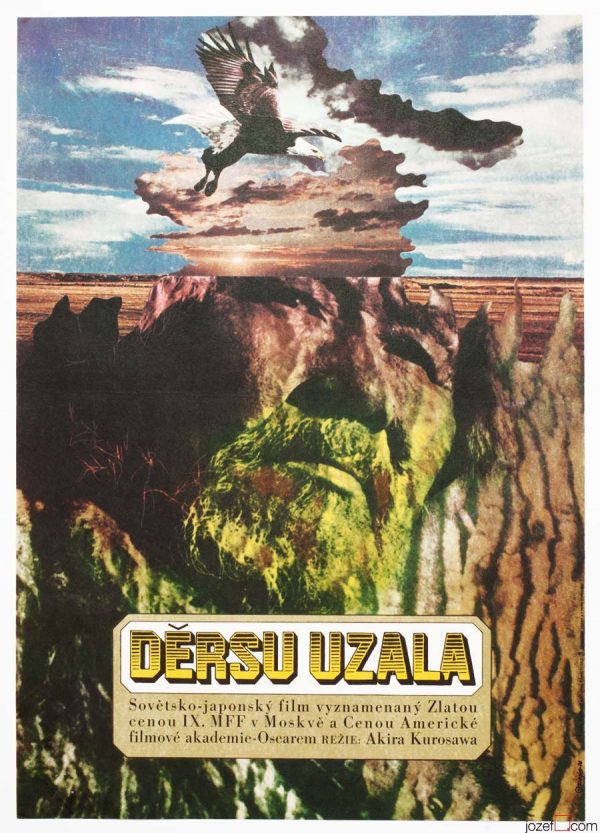 Dersu Uzala movie poster, Akira Kurosawa