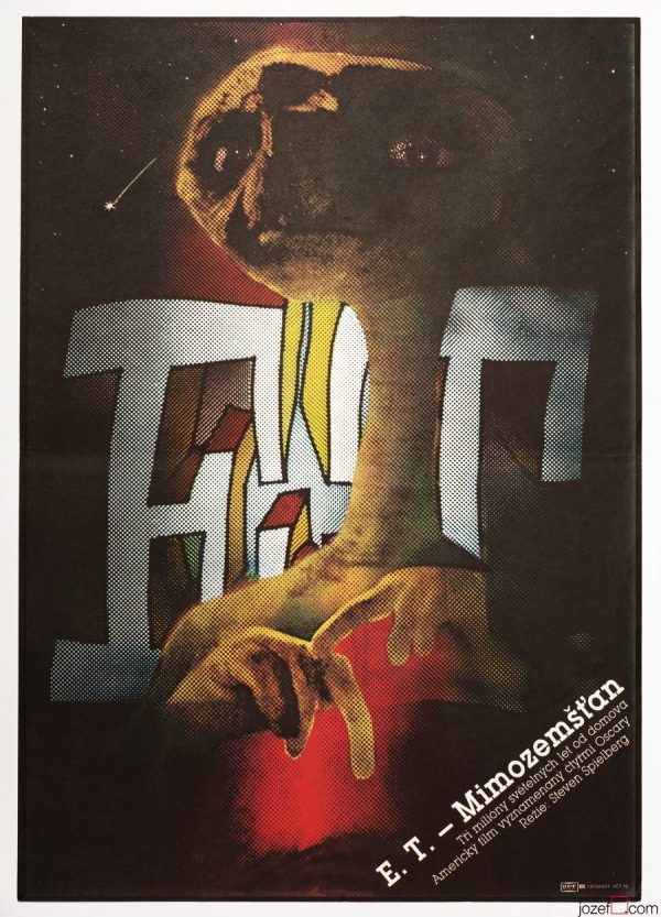 E.T. The Extra Terrestrial movie poster, Sci-fi poster