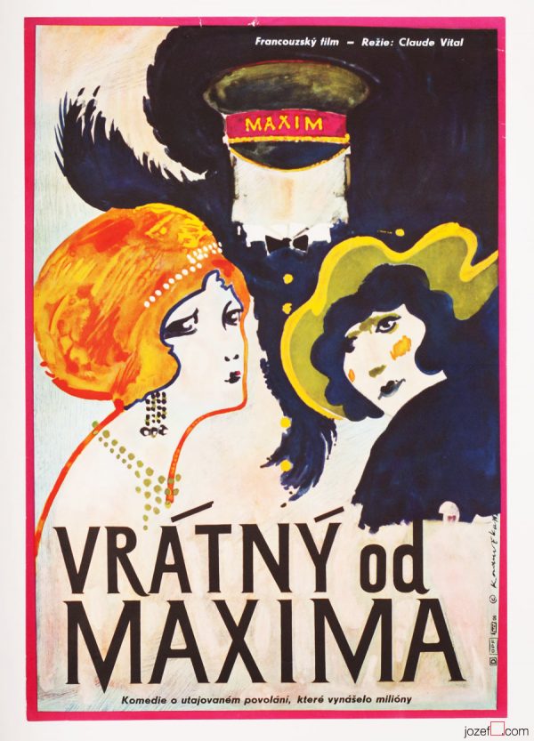 Movie Poster, Le chasseur de chez Maxim's, Dimitrij Kadrnozka
