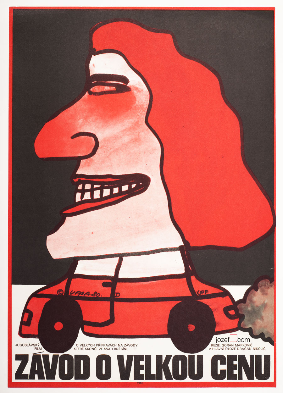 Movie poster, Karel Vaca, 80s Poster