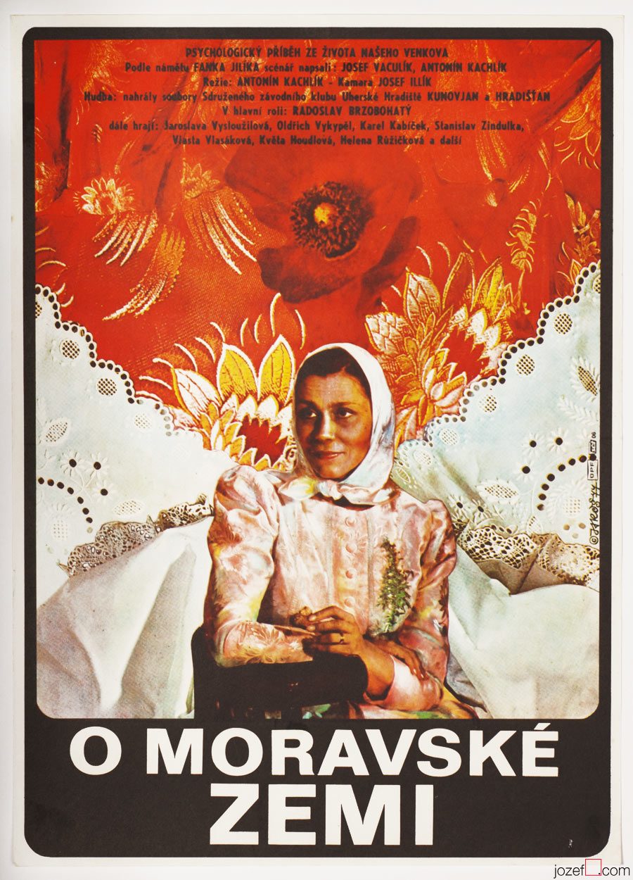 Vintage movie poster, The Moravian Land