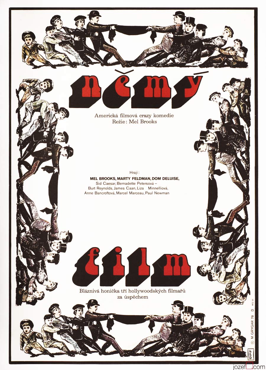 Silent Movie, Movie Poster, Milan Grygar, 1978