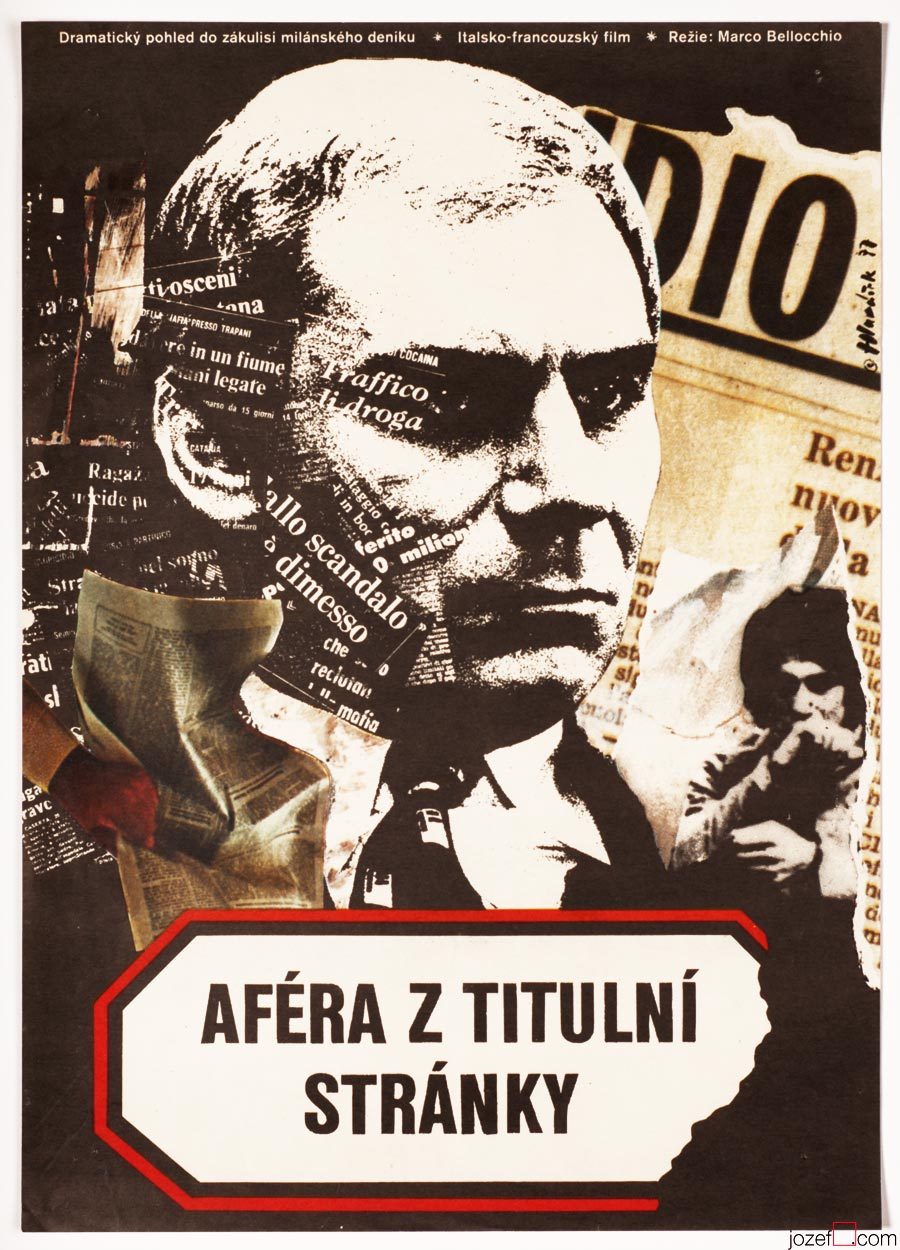 Movie Poster, Italian Drama, 1970s Cinema Art