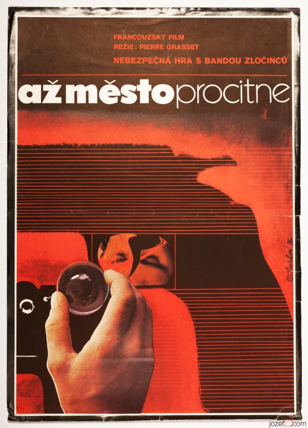 Movie Poster When the City Awakes, 70s Cinema Art