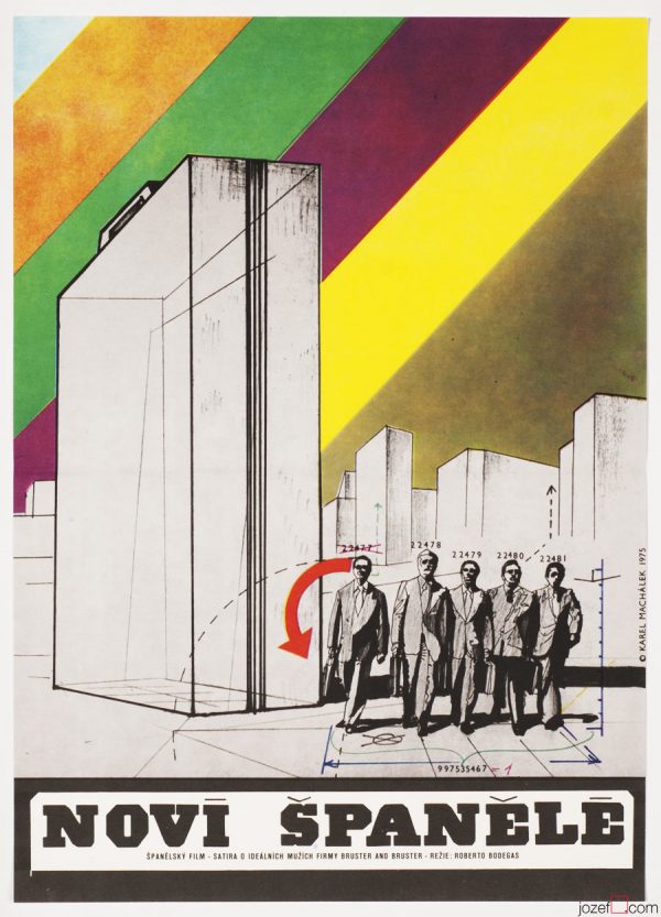 The New Spaniards, Minimalist Poster, Karel Machalek