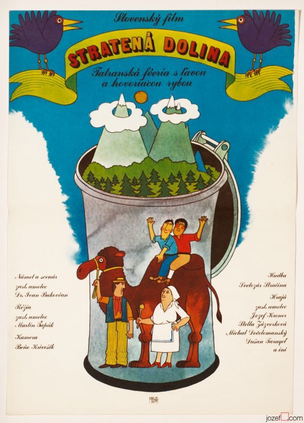 Movie Poster, Lost Lowlands, Illustrated Poster