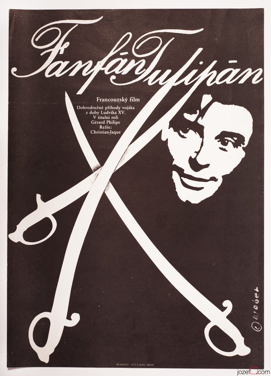 Fan-Fan the Tulip movie poster, Minimalist Poster Art