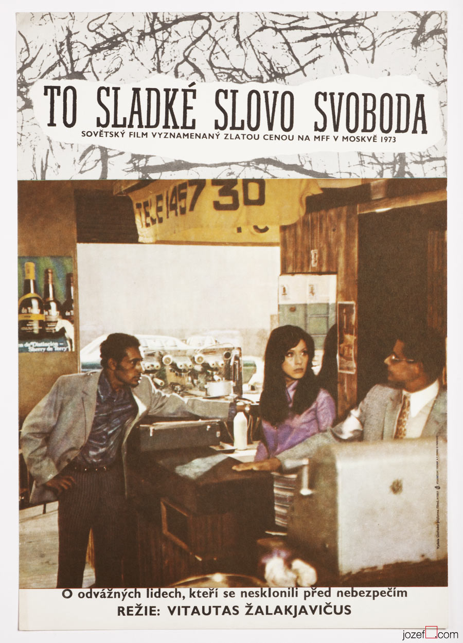 Minimalist poster, That Sweet Word Liberty