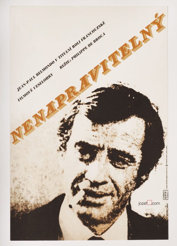 Movie poster, Incorrigible, Jean-Paul Belmondo