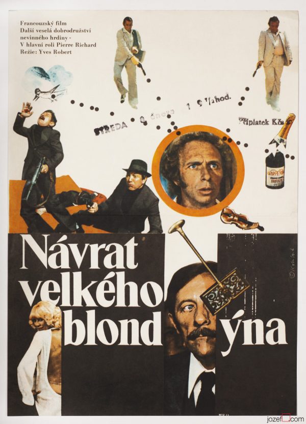 Return of the Tall Blond Man, Movie Poster