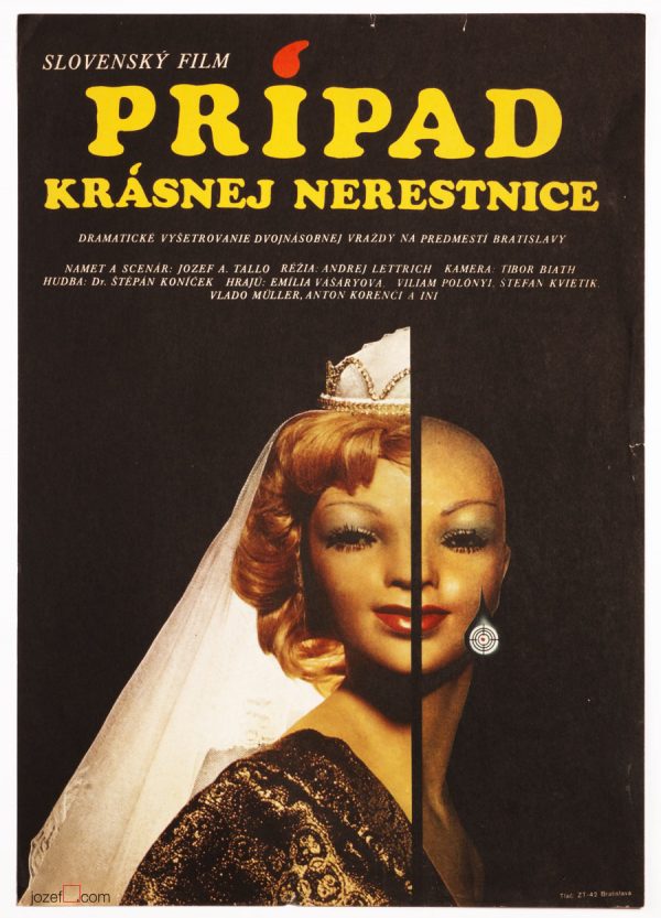 Movie Poster, The Case of the Dissolute Beauty, Collage Poster