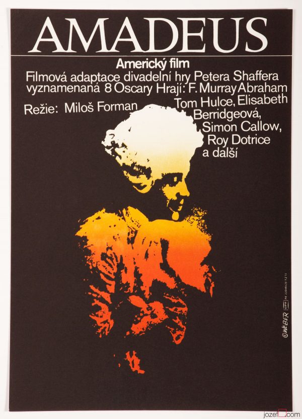 Amadeus Movie Poster, Milos Forman