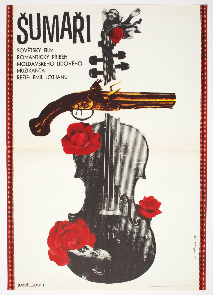 Movie poster Fiddlers, 1970s Movie Poster