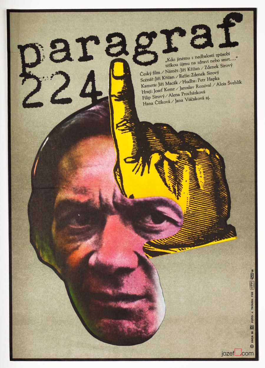 Movie Poster Article 224, 1980s Karel Vaca
