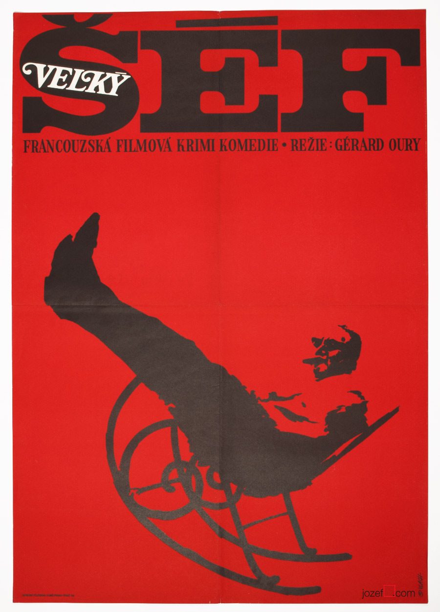 Le Cerveau film poster, Minimalist Poster