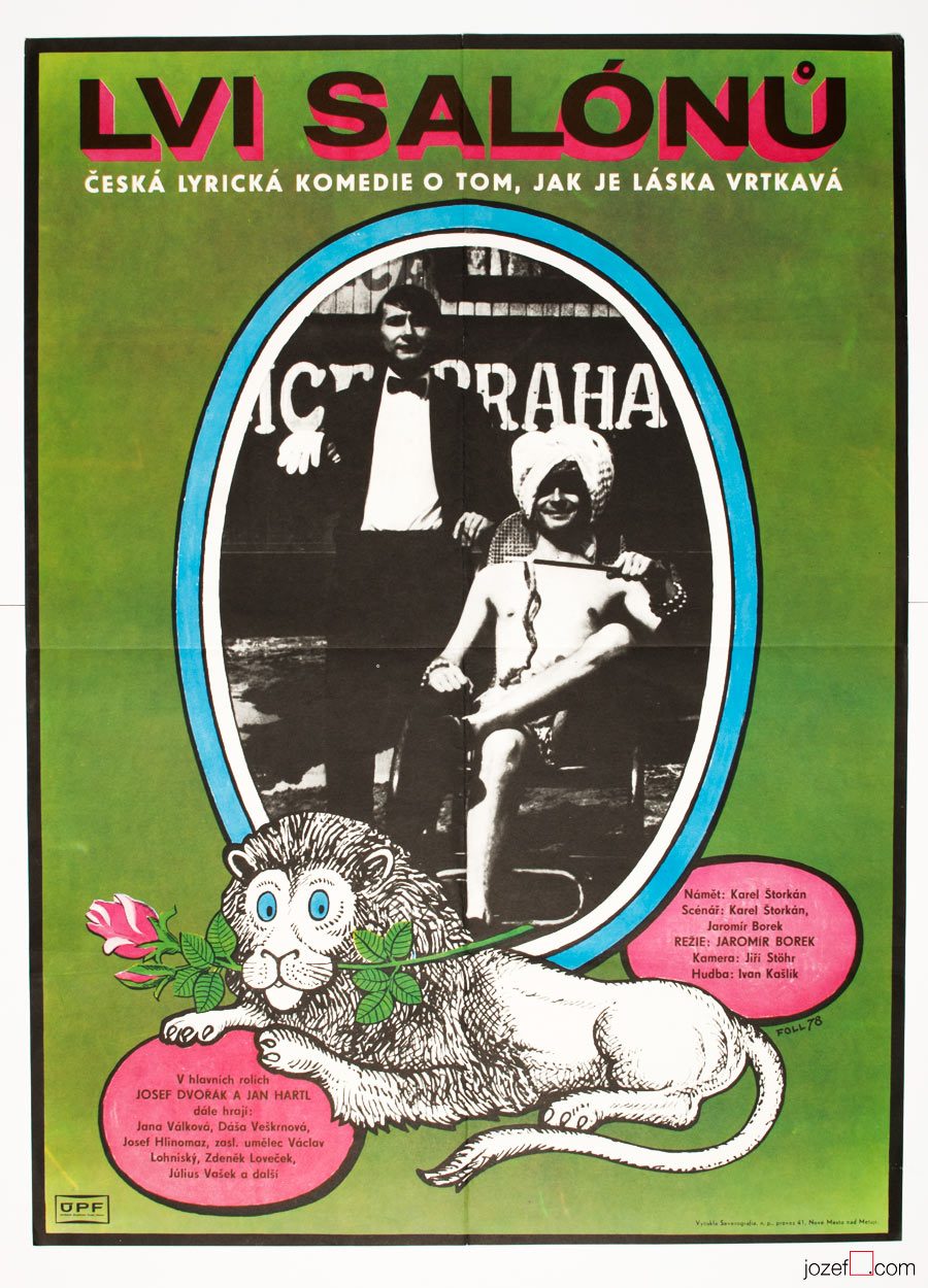 Vintage film poster The Social Lions