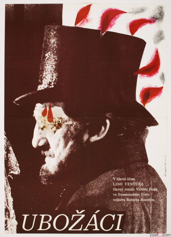 Les Misérables movie poster, 1980s Poster