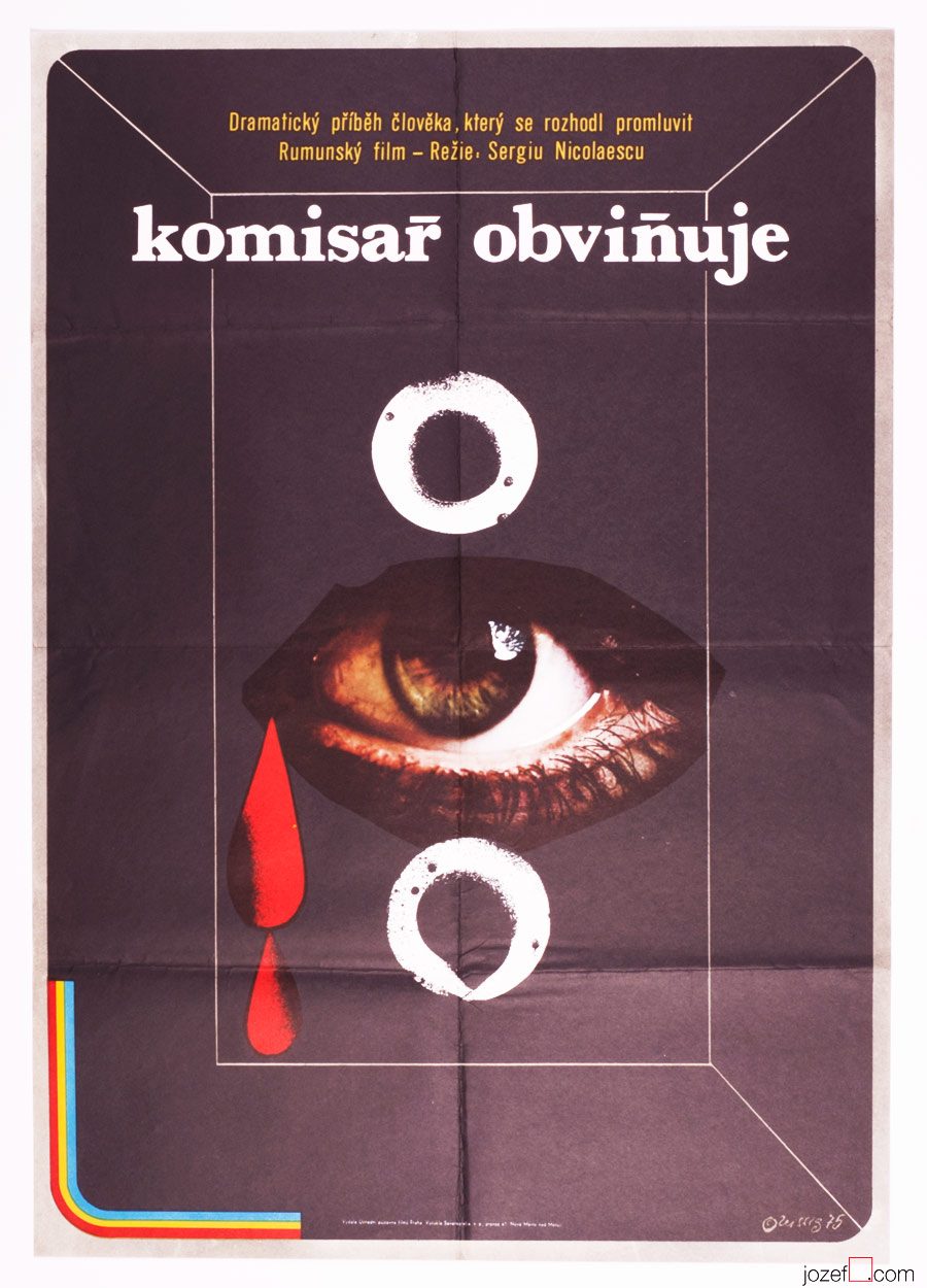 Karel Teissig, Police Inspector Calls. 70s Poster