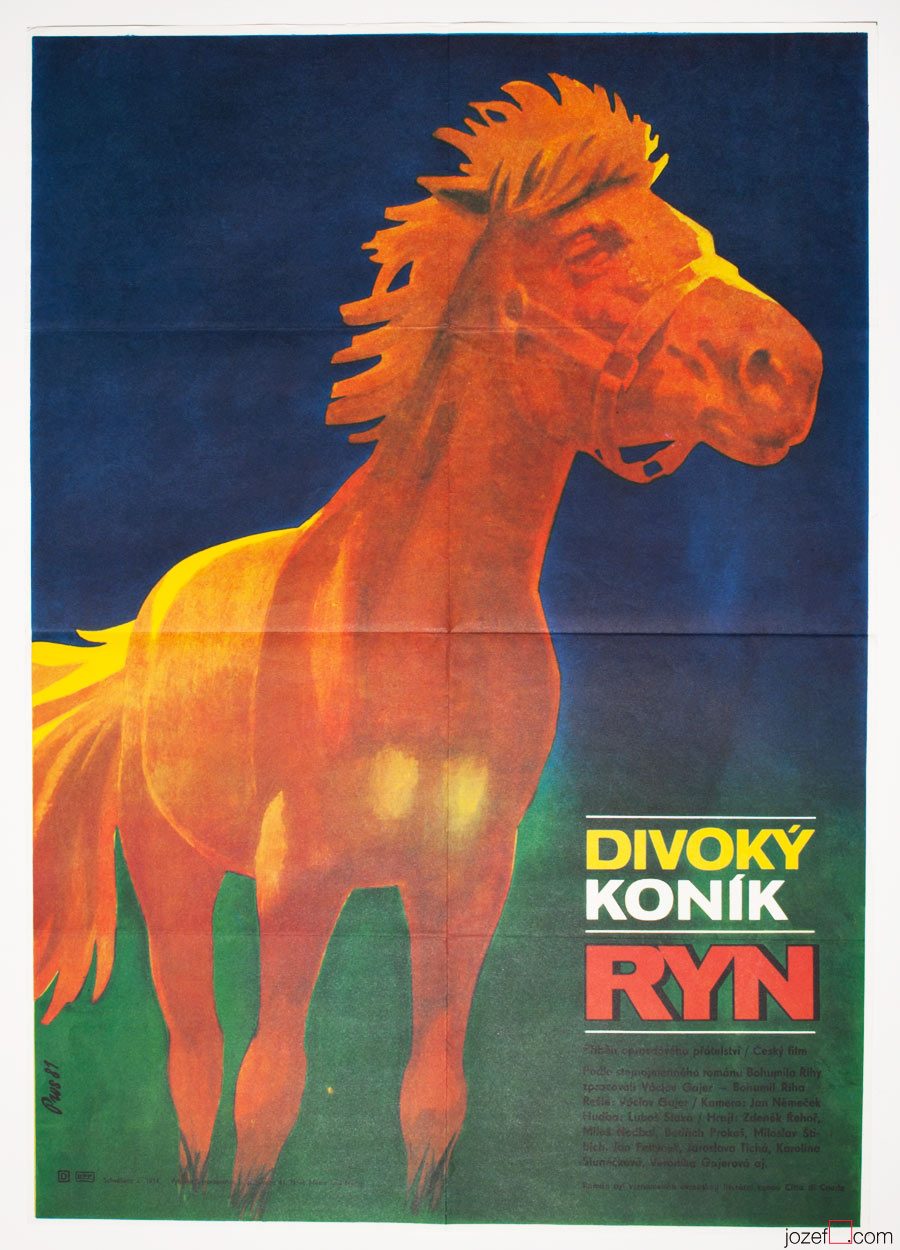 Kids Poster The Wild Horse Called Ryn