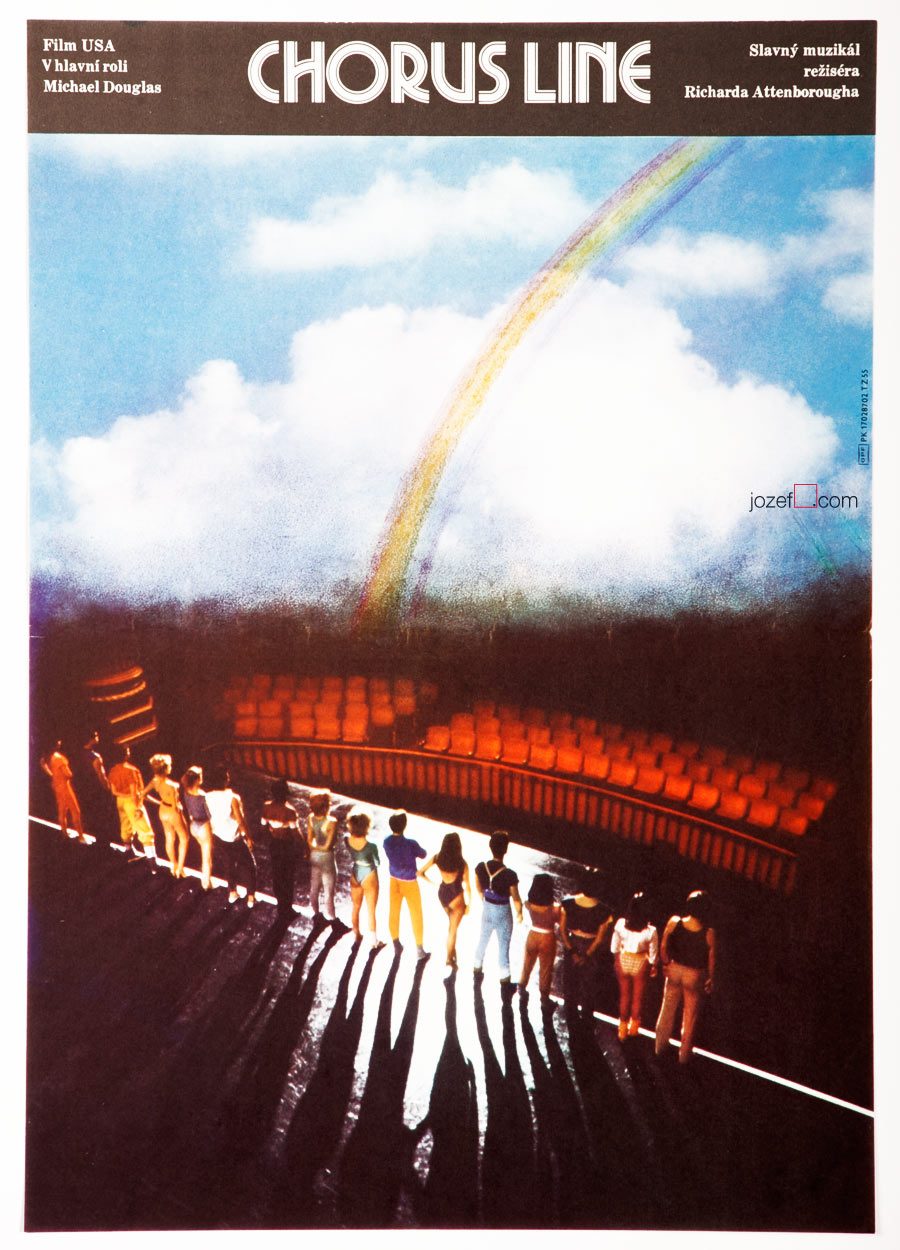 A Chorus Line Film Poster, 80s Cinema Art