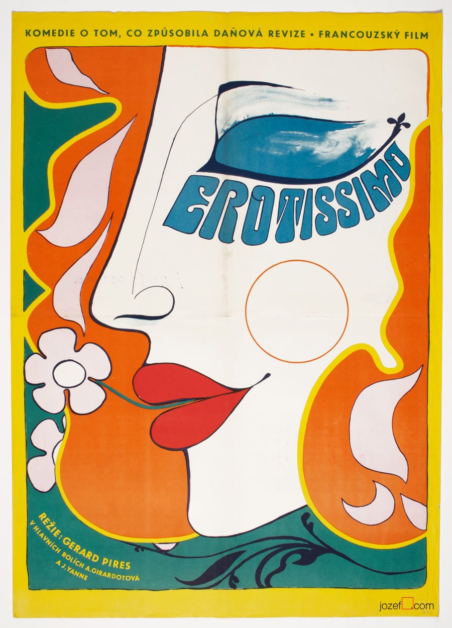Erotissimo Film Poster, Vintage Poster