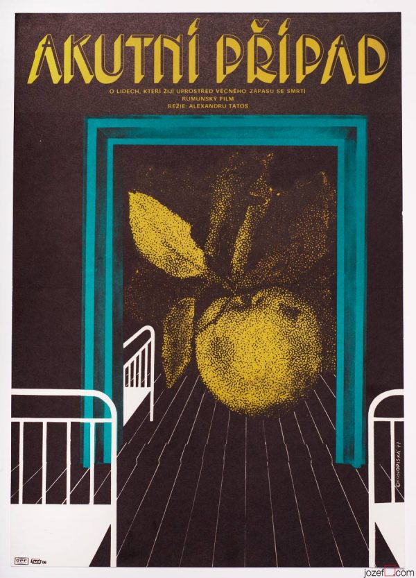 Red Apples Film Poster, Abstract Graphic Design