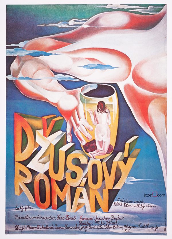 Surreal Poster, Juice Novel, Eva Svankmajerova