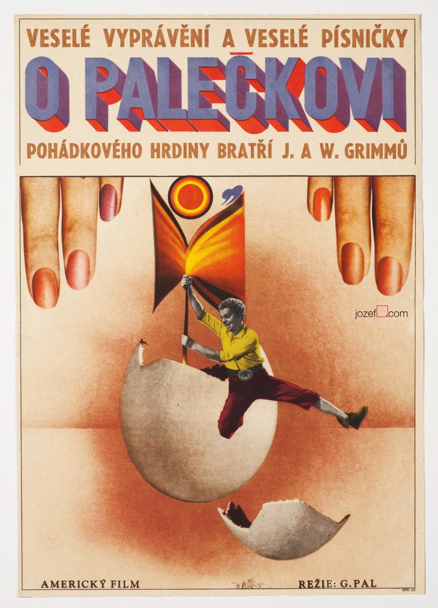 Tom Thumb, 60s Vintage Movie Poster
