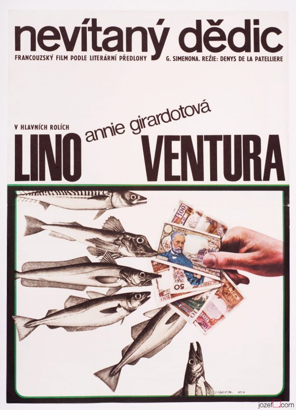 Emile's Boat, Lino Ventura, Movie Poster