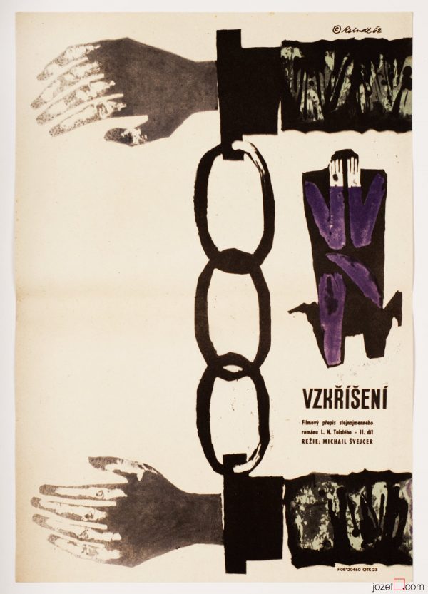Resurrection, 60s Movie Poster, Russian Cinema