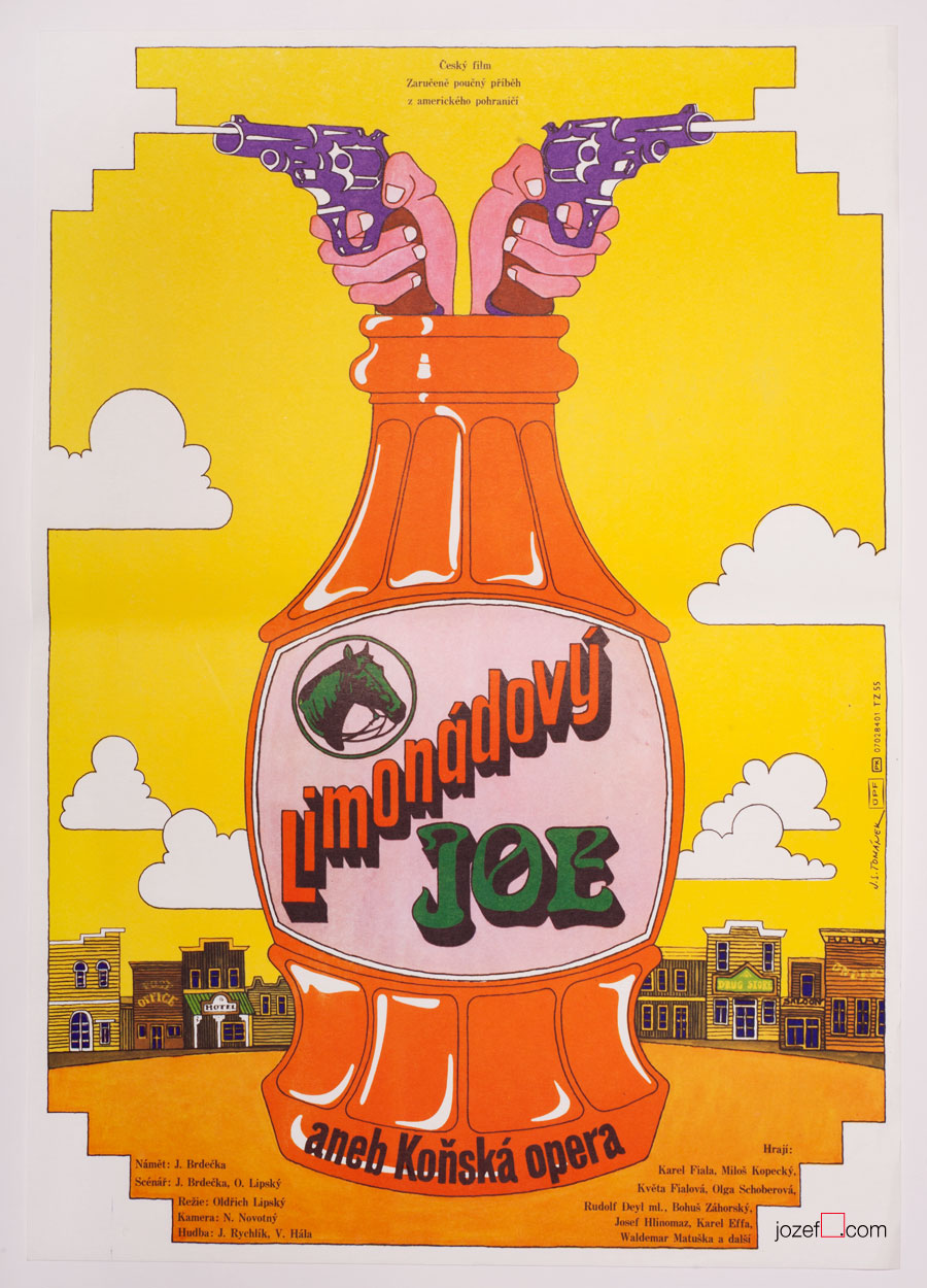 Movie poster, Lemonade Joe, Western poster