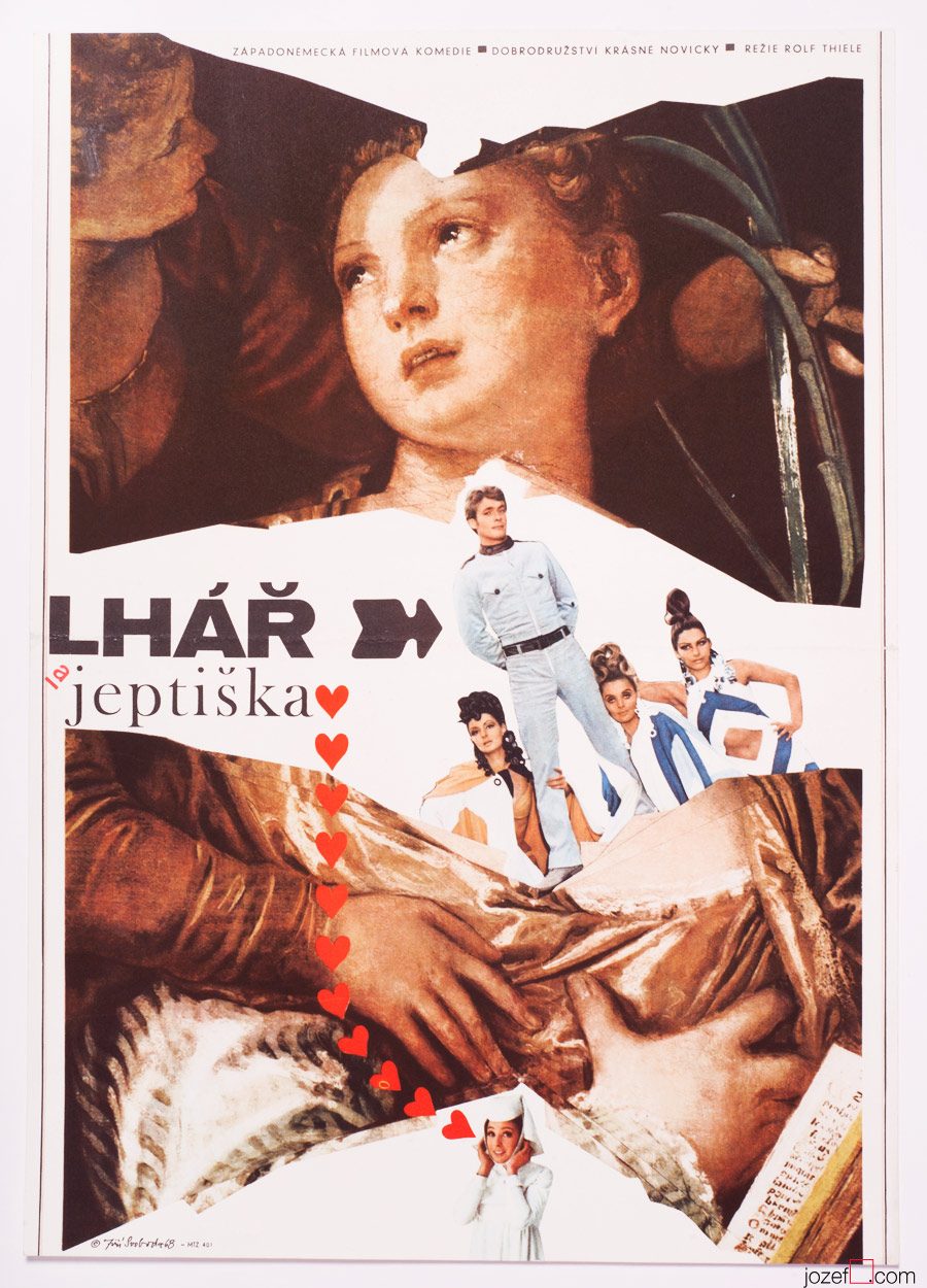 The Liar And The Nun, 60s Collage Poster