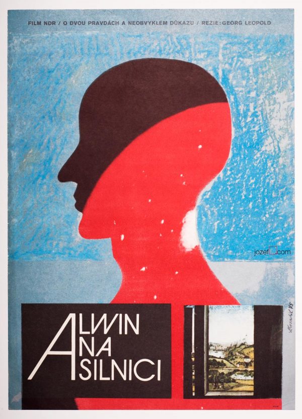 Minimalist movie poster, Alwin On The Road
