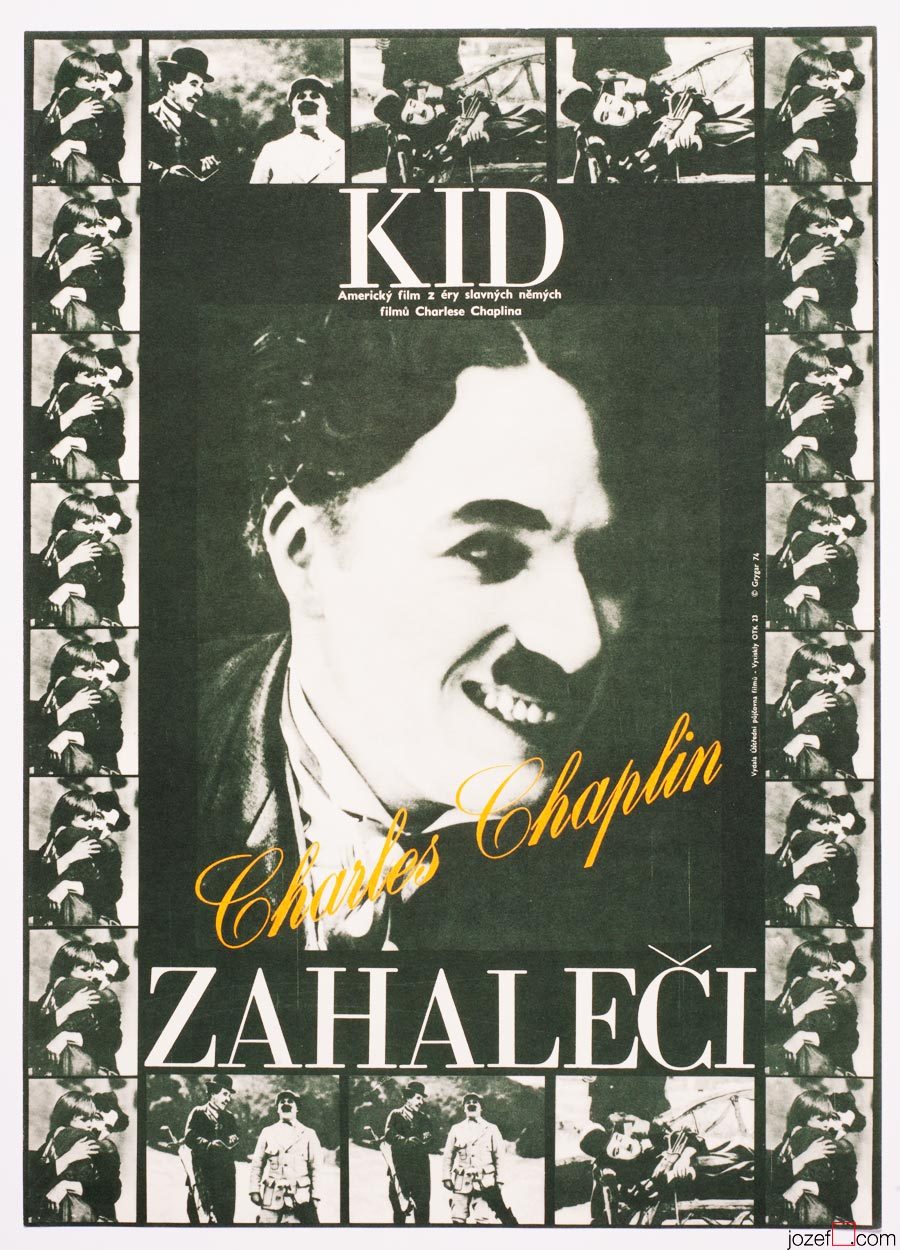 The Kid, Charlie Chaplin, Movie Poster