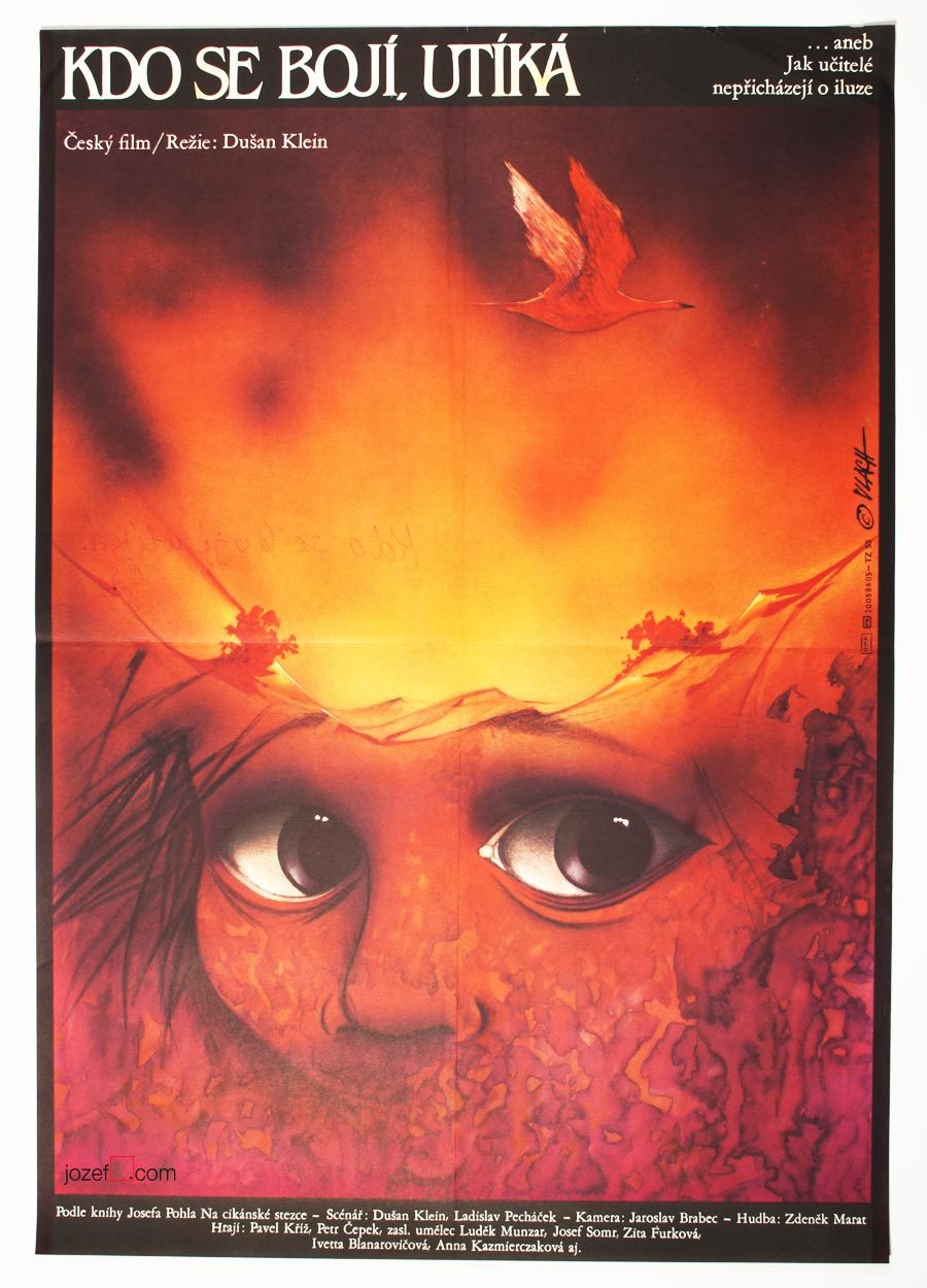 Film Poster, He Who Fears, Flees, 80s Poster Art