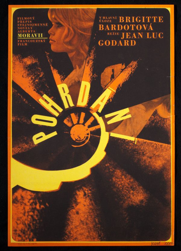 Le Mepris, Jean-Luc Godard, 60s Poster Art