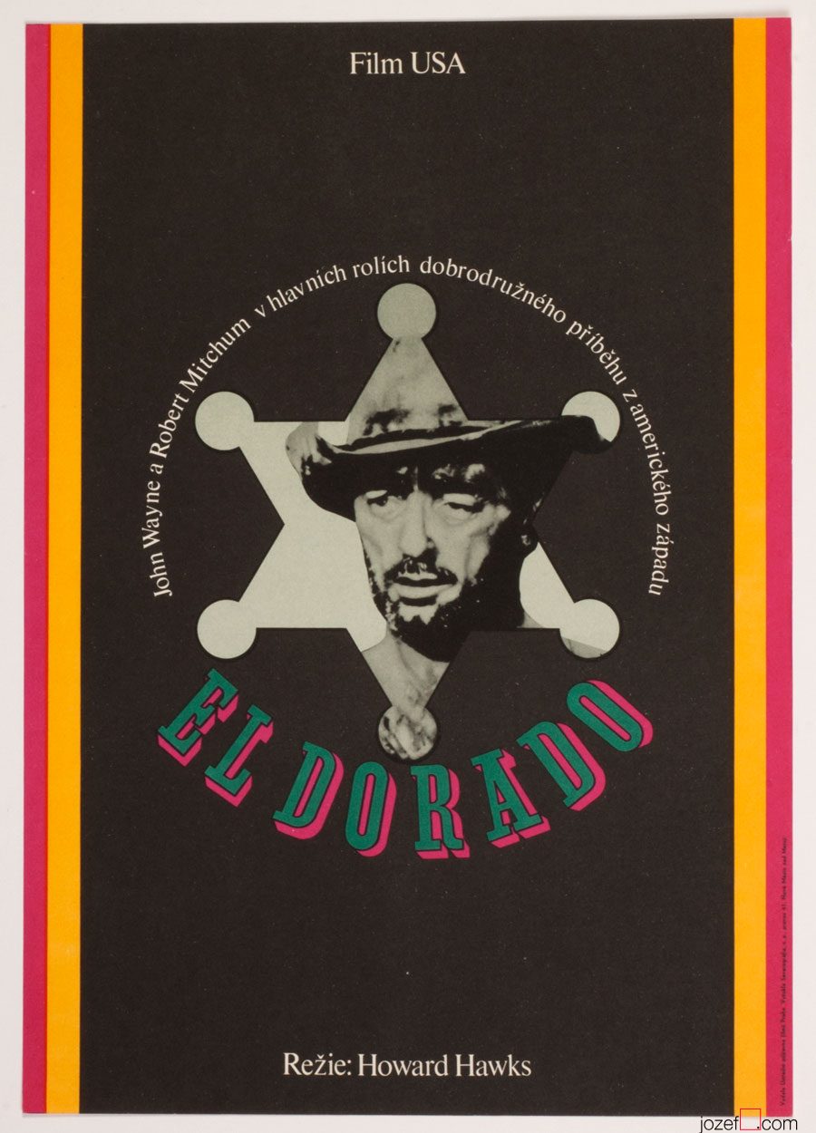 El Dorado, John Wayne, Wester Movie Poster