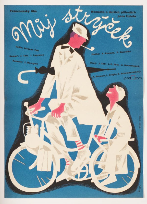 Mon Oncle Movie Poster, 50s Poster Art