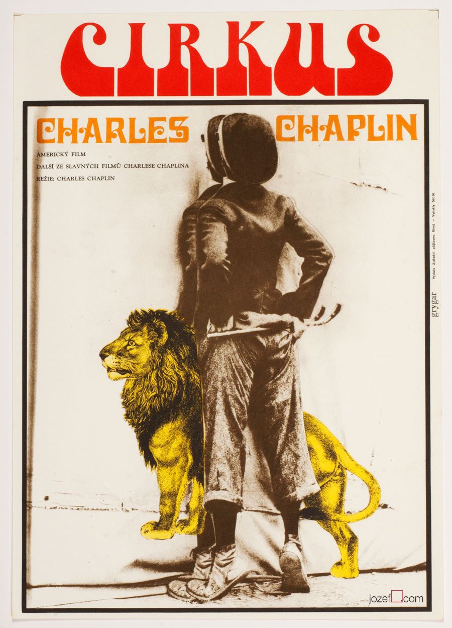 The Circus, Charlie Chaplin, 70s Movie Poster