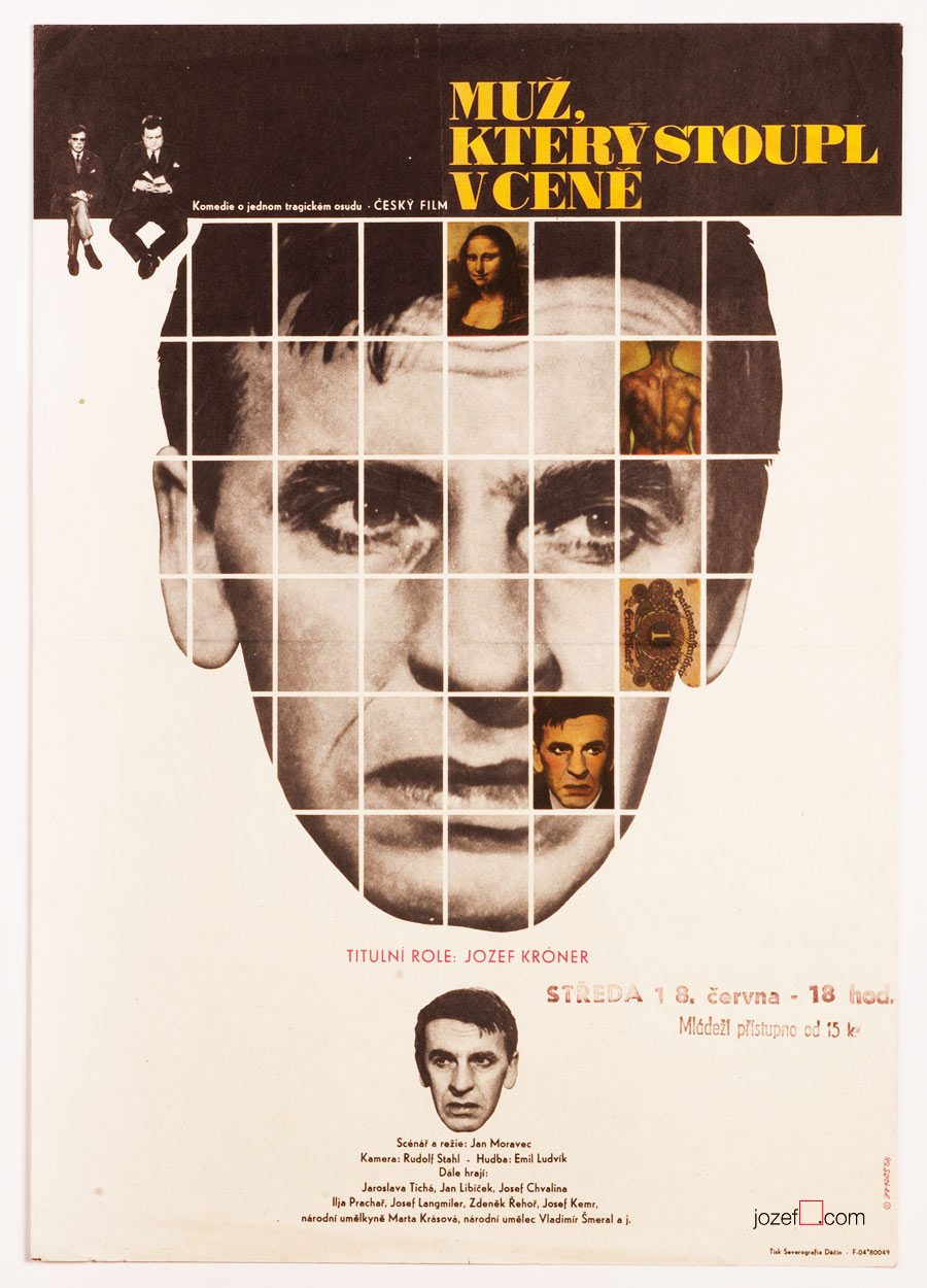 Movie Poster, The Man Whose Price Went Up, 60s Poster