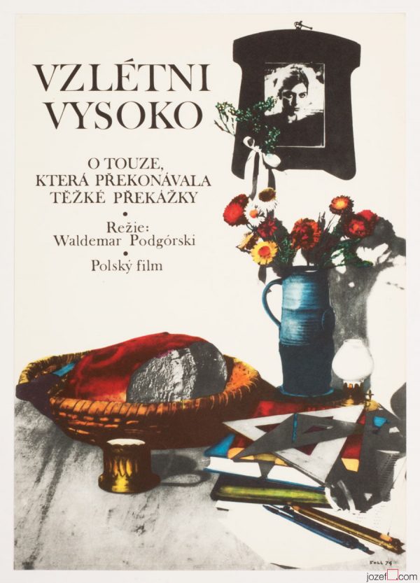 Fly High Movie Poster, Dobroslav Foll Artwork