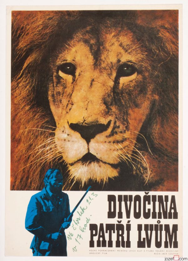 Movie Poster, Living Free, 1970s Cinema Art