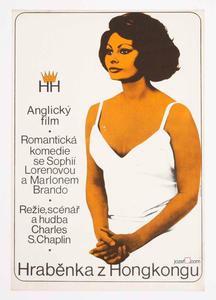 Countess from Hong Kong Movie Poster, 70s poster Art