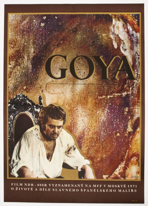 Goya Movie Poster, 70s Poster Design