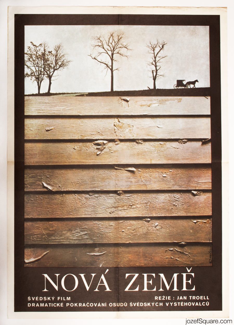 The New Land Movie Poster, 70s Poster Art
