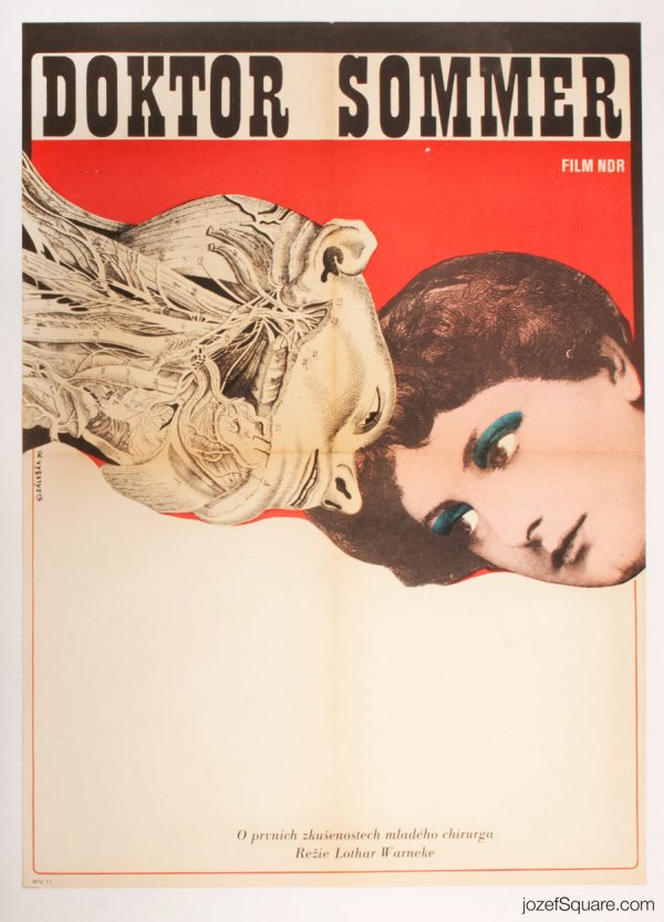 Doctor Sommer Movie Poster, 70s Poster Art