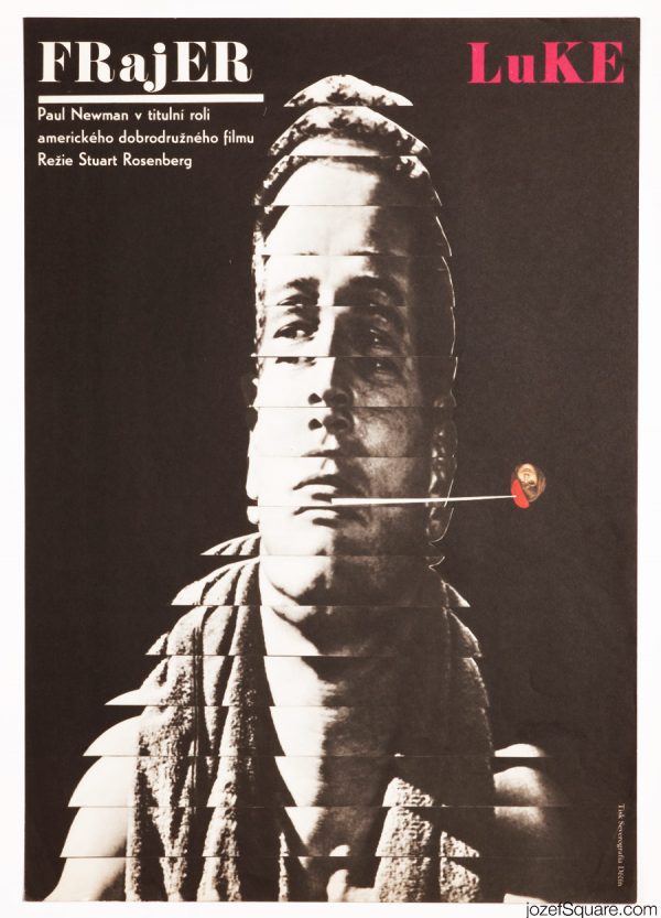 Cool Hand Luke Movie Poster, Paul Newman