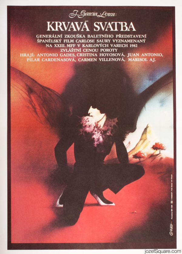 Blood Wedding Movie Poster, Federico Garcia Lorca