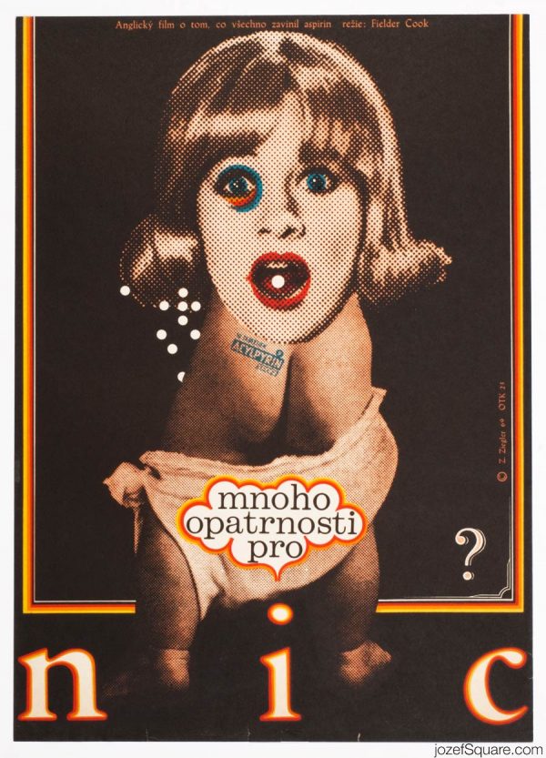 Movie Poster, Prudence and the Pill, 60s Cinema Art